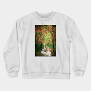 Hot Conversation on the Path to the Pond Crewneck Sweatshirt